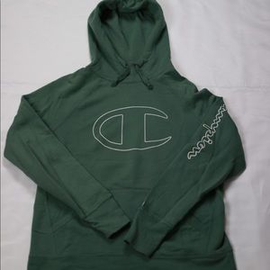 Green champion hoodie,size medium,great condition.